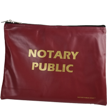 BAG-NP-LG-BRG - Large Notary Supplies Bag<br>(Burgundy)